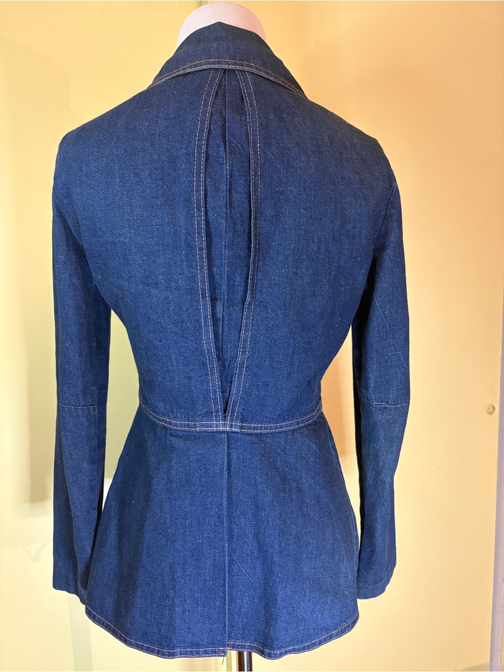 Denim What’s-In-A-Name Corseted Jacket . - Picture 4 of 10